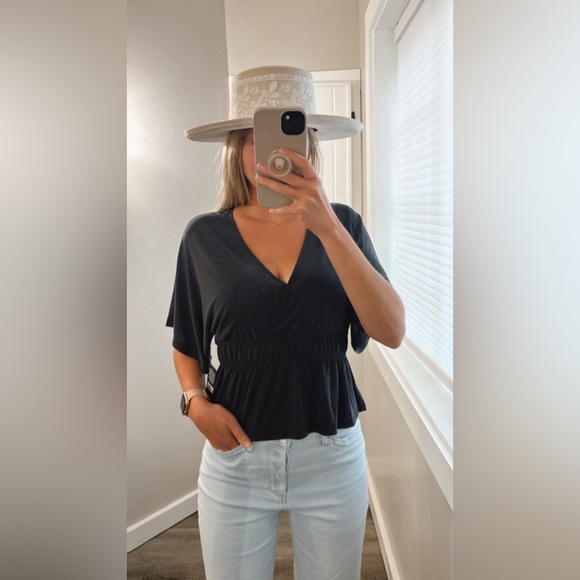 LUCKY BRAND Sandwash Banded Top Size Small NWT - Picture 1 of 6